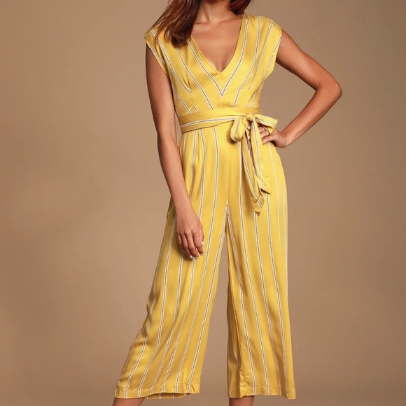 BB Dakota Sunset Striped Jumsuit - Picture 5 of 13